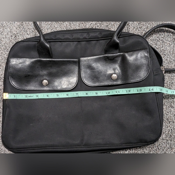 Longchamp Laptop Bag - Black Leather Trim - Picture 8 of 12